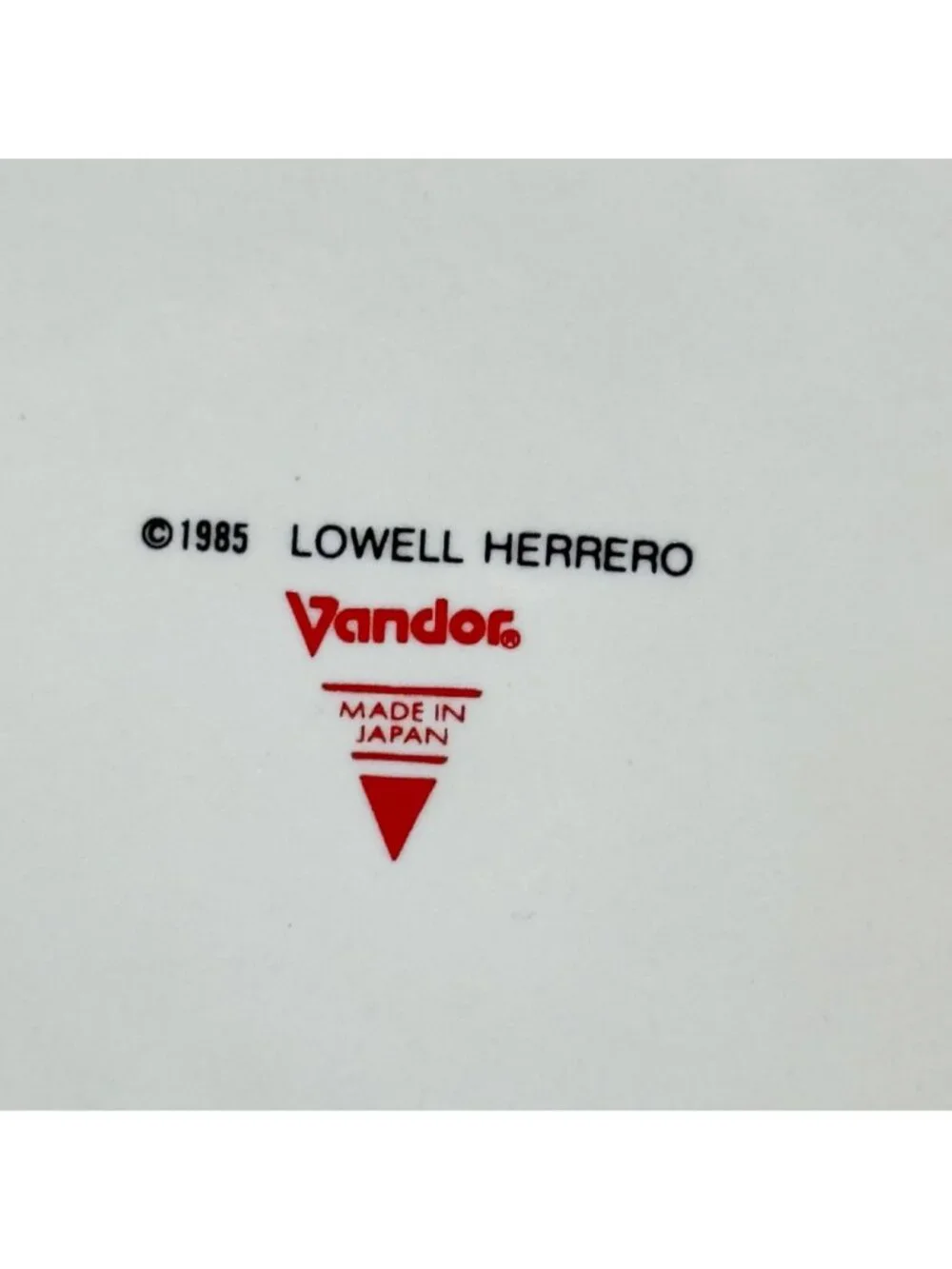 Lowell Herrero Vandor Rooster Plate Limited Edition 1985